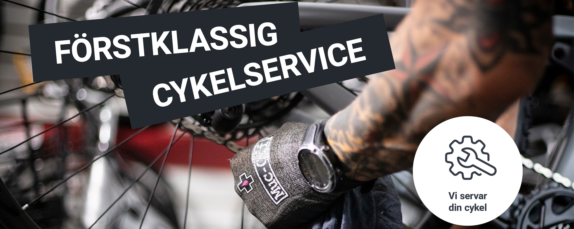 Förstklassig cykelservice — vi servar din cykel. Boka service hos verkstaden i Norrtälje.